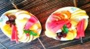 platos de frutas